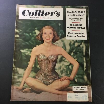VTG Collier's Magazine July 19 1952 The Most Important Rooms in America Foto 1 de 4
