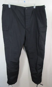 Propper Combat Trousers Size XXL Long Black Cargo Button Fly Pockets - Picture 1 of 8