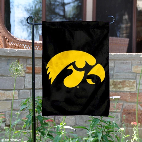 Iowa Hawkeyes Garden Flag and Yard Banner Cover