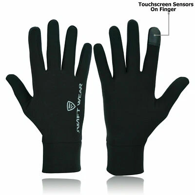 Touch Screen Ladies Running Comfortable Gloves in Black Color with Great Quality - Image 1 of 4