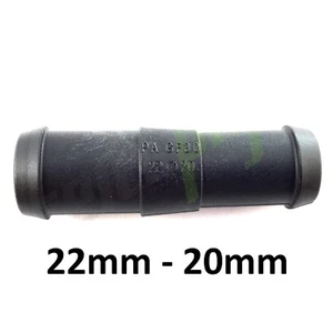 Straight Barbed 22mm - 20mm Connector Tubing Fitting Pipe Air Fuel Water Joiner - Bild 1 von 3