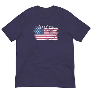 Freedom Women's Crew Neck Short Sleeve Shirt - Picture 1 of 17