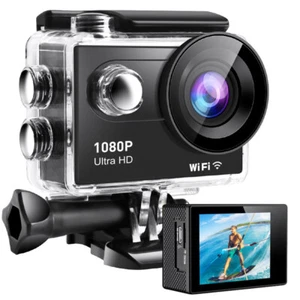 1080P Ultra Action with 2.0in LCD Screen 12MP 30m Waterproof Q0N3 - Picture 1 of 10