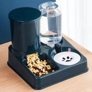 UPGRADE Dog Food Dispenser Automatic Water Dispenser Dog Pet Gravity Dispenser - Picture 1 of 12