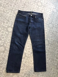 Men’s A.P.C. Petite Standard 5 Pocket Cotton Denim Jeans Size 32 - Picture 1 of 10