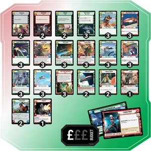 MAZO COMPLETO Sabine ECL Rojo Verde Star Wars Ilimitado SWU JTL META MAZOS Presupuesto £ - Imagen 1 de 2