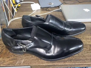 Dolce & Gabbana Men's Leather Buckle Loafers Size 8 - Picture 1 of 12