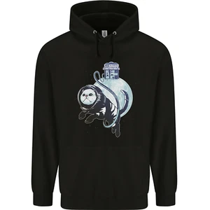 Space Astronaut Cat Funny Childrens Kids Hoodie - Picture 1 of 88