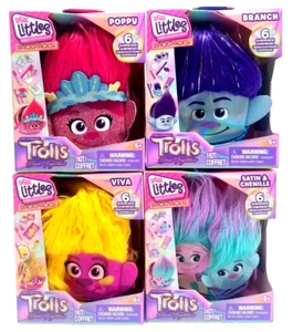 REAL LITTLES TROLLS Backpack Set of 4, SIX SURPRISES IN EACH  VHTF 2023 - Picture 1 of 6