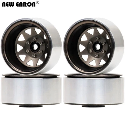 Metal -8.9 Negative Offset 1.9" Wheel Rim for RC 1/10 Axial SCX10 Traxxas TRX4 - Image 1 of 4