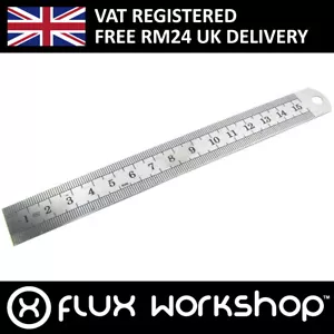 5pcs 15cm Steel Ruler 6 Inch Aircraft Flexible Modelling Flux Workshop - Picture 1 of 3