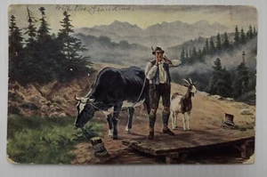 USED 1907 NEW JERSEY POSTCARD. Postmarked With 1c Stamp. Antique. 1900s. - Picture 1 of 2