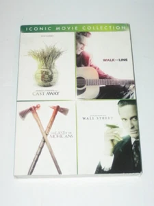 Iconic Movie Collection:Cast Away, Wall Street, Walk the Line, Last Mohicans DVD - Picture 1 of 8