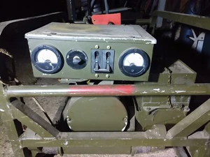 GENERATOR MILITARY MEP 025A 1.5 KW  2 Cylinder Mint 28V Runs Great 1968 Perfect - Picture 1 of 9