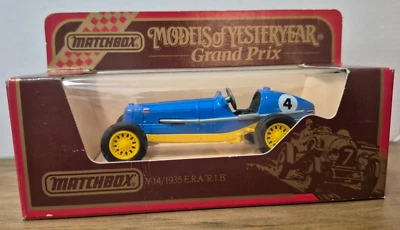 Y 14 1935 E.R.A. R.1 B. Models of Yesteryear Matchbox J Box - Bild 1 von 2