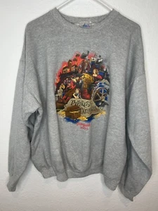 Felpa Disney Land Resort PIRATI DEI CARIBBEANI 2003 Grigia Large - Foto 1 di 21