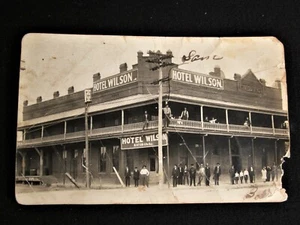 Antique RPPC Postcard - Hotel Wilson -1907 - Afbeelding 1 van 5
