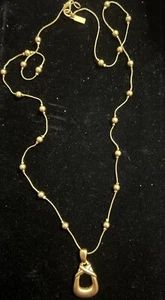 "Collar TALBOTS 32"" tono dorado" - Imagen 1 de 4