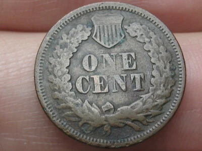 1869 Indian Head Cent Penny- Fine Details - Image 1 of 4