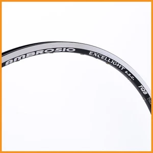 AMBROSIO EXCELLIGHT ssc RIM VINTAGE 28H ROAD BIKE 700C 28" 90s CLINCHER BICYCLE - Picture 1 of 6
