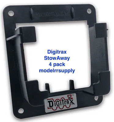 Digitrax Stow-Away Throttle Holder FOUR PK  holds DT602, UT6 and legacy throttle - Image 1 of 2