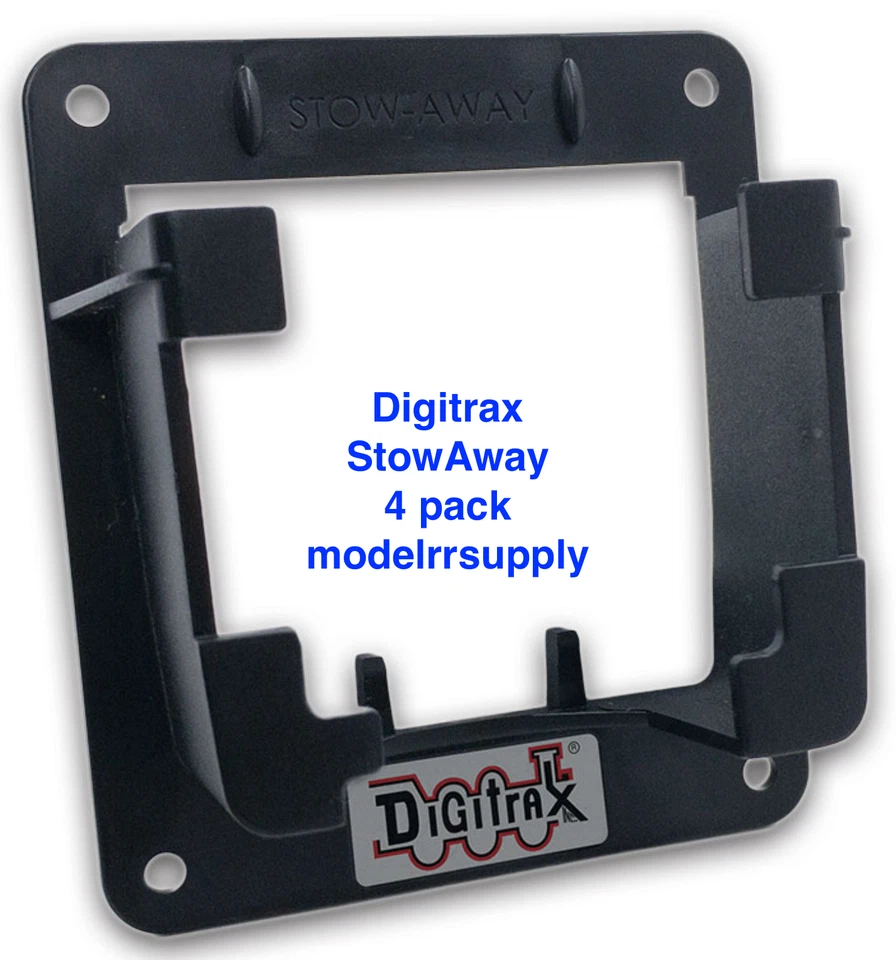 Digitrax Stow-Away Throttle Holder FOUR PK  holds DT602, UT6 and legacy throttle - Image 1 of 2