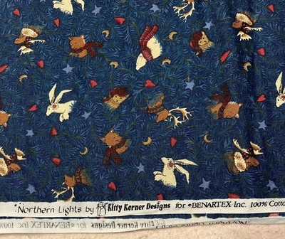 Fabric Cloth Cotton "Northern Lights" by Kitty Korner Designs Benartex 41"x72" - Image 1 of 4