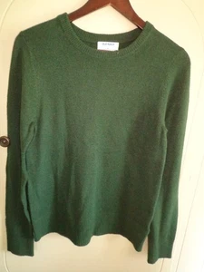 Neu ohne Etikett Old Navy Strickpullover M Waldgrün superweich Rundhalsausschnitt Langarm - Bild 1 von 11