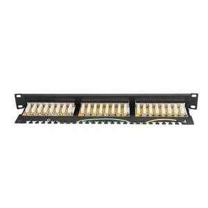24 Port Patch Panel Shielded Type Network Cable Patch Panel With Removable I MS - Picture 1 of 12