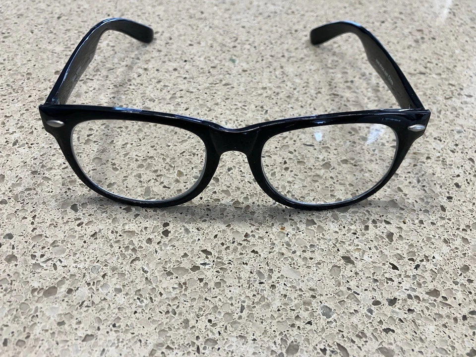 Novedad Anteojos Elope Personaje de Película Halloween Disfraz Nerd Gafas Negras Foto 1 de 4