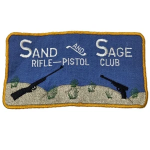 Sand and Sage Rifle Pistol Club bestickt Patch Garten Stadt Kansas Vintage - Bild 1 von 17