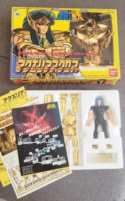 Saint Seiya Vintage Bandai Japon 1988 Verseau Camus Uncut Comme Neuf Très Rare - Photo 1/4