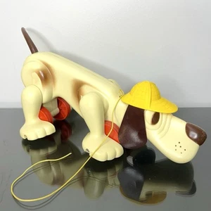 1974 Original Romper Room DIGGER THE HOUND DOG Detective Pull Toy VTG RETRO RARE - Photo 1 sur 7