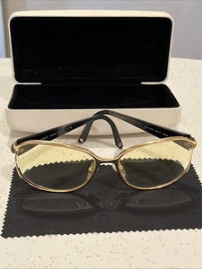 Vintage Versace Gold MOD 2137 1002/11 Gr. 58-16-130 2N Italy Brille (GESTELL) - Bild 1 von 12
