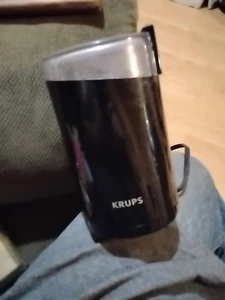 Krups F203 Electric Coffee Grinder with Stainless Steel Blades - Black - Picture 1 of 1