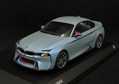 BMW 2002 CONCEPT COUPE 2018 ICE BLUE NOREV 80432454780 1:18 HOMMAGE BLEU - Photo 1/4