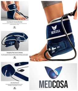 Medcosa Ankle Compression Ice Pack Pump it Up Plantar Fasciitis Pain Relief - Picture 1 of 7