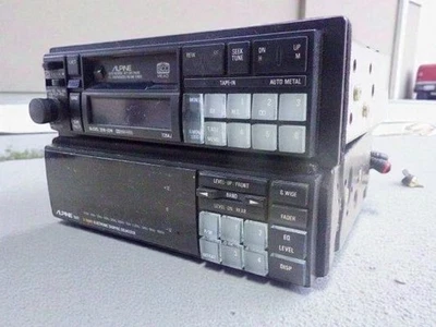 ALPINE 7284J Cassette Deck Graphic Equalizer 3347 rare USED JP - Image 1 of 4