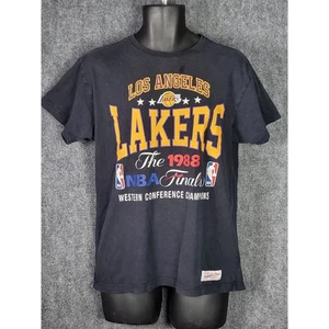 Mitchell & Ness Lakers 1988 NBA Finals T-Shirt Western Conference Champs Men S - Picture 1 of 7