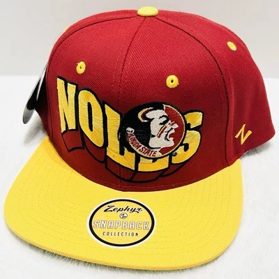 Zephyr Florida State Seminoles Retro Flashback Snapback Hat Cap Adjustable Red - Image 1 of 4