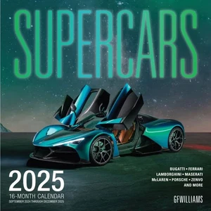 Supercars 2025 Wall Calendar 12" - Picture 1 of 1