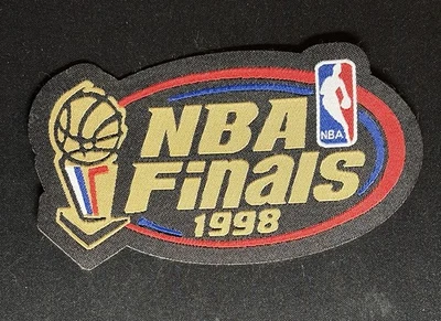 Parche de tela con logotipo de trofeo de las finales de la NBA 1998 leer descripción Foto 1 de 2