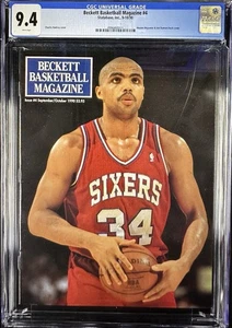 CGC 9.4 July 1990 NEWSSTAND Charles Barkley Basketball Beckett #4 - Picture 1 of 2