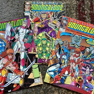 Lote de 3 cómics Youngblood 1992 Prophet primera aparición imagen excelente estado - Imagen 1 de 24