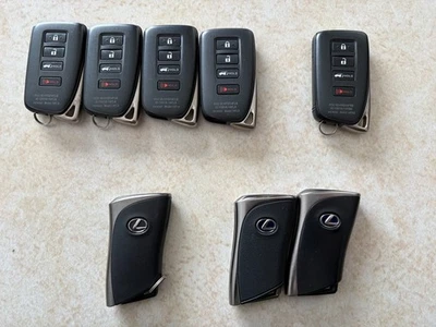 Lexus Remote Key Fob LOT, HYQ14FLB(4), HYQ14FBB(1), HYQ14FBZ(1), HYQ14FBF(2) - Image 1 of 2
