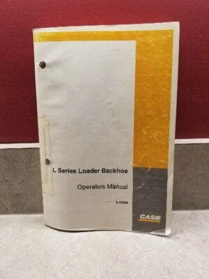 Case L Series  Loader Backhoe Operator's 262 Pg Manual Bur 9-25886 Original 1995 - Image 1 of 4