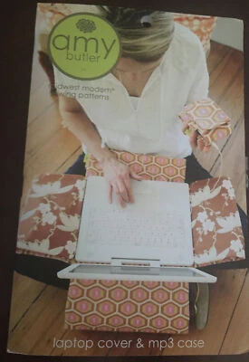 Amy Butler Pattern Laptop Cover & Phone IPod MP3 Case New UnCut - Image 1 of 2