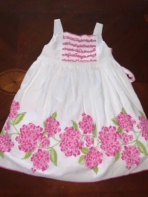 NWOT Savannah Girls Size 3T Pink Hydrangeas Sleeveless Spring Summer Dress Sz 3T - Image 1 of 4