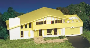 Bachmann Plasticville H O Building Kit Contemporary House 45432 NEW - Picture 1 of 1
