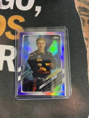 2021 Topps Chrome Formula 1 Juri Vips Purple Refractor #69 /399 - Image 1 of 2